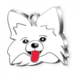 Dalis Pet Tag - Papillon Köpek Künyesi (Beyaz) Dalis Pet Tag - Papillon Köpek Künyesi (Beyaz)