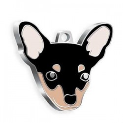 Dalis Pet Tag - Pincher Köpek Künyesi (Siyah) Dalis Pet Tag - Pincher Köpek Künyesi (Siyah)