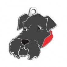 Dalis Pet Tag Schnauzer Köpek Künyesi