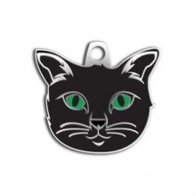 Dalis Pet Tag Siyah Renk Kedi Künyesi