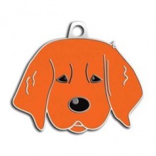 Dalis Pet Tag Yavru Golden Köpek Künyesi (Kizil)