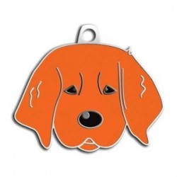 Dalis Pet Tag Yavru Golden Köpek Künyesi (Kizil)