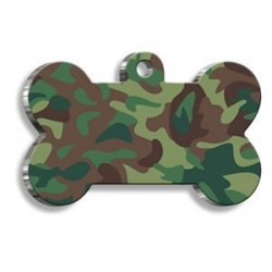 Dalis Pet Tag Yeşil Kamuflaj Desenli Kemik Kedi Künyesi 2,5 Cm Dalis Pet Tag Yeşil Kamuflaj Desenli Kemik Kedi Künyesi 2,5 Cm