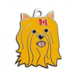 Dalis Pet Tag York Shire Terrier Köpek Künyesi (Kizil) Dalis Pet Tag York Shire Terrier Köpek Künyesi (Kizil)