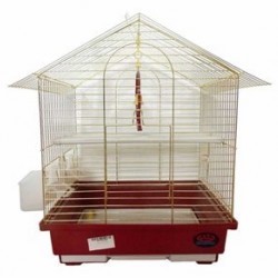 Dayang Çatılı İki Kapılı Muhabbet Kafesi 30x23x39 Cm Dayang Çatılı İki Kapılı Muhabbet Kafesi 30x23x39 Cm