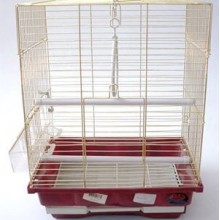 Dayang Düz İki Kapılı Muhaabbet Kafesi 30x23x39 Cm