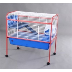 DaYang Tavşan Kafesi Ayaklı Tekerlekli 88x54x91
