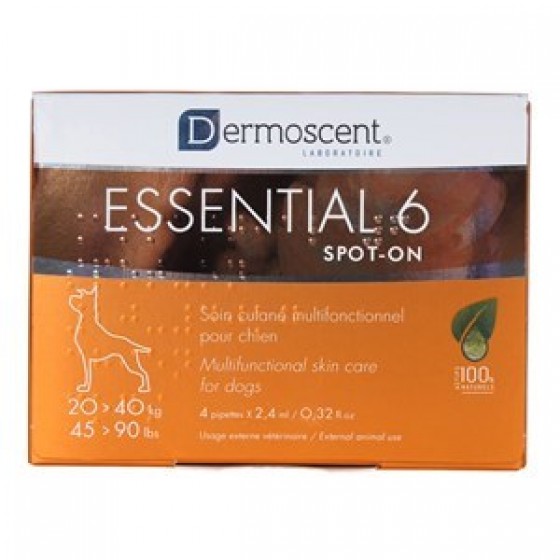 Dermoscent Essential 6 20-40 Kg Köpekler İçin Koku Giderici Damla 4'Lü