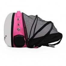 Doggie Catty Fileli Kedi ve Küçük Köpek Taşıma Sırt Çantası Gri