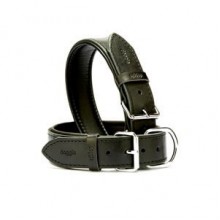 Doggie Deri Boyun Tasması M 4x52-60cm Siyah