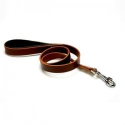 Doggie Deri Sevk Tasması 2x140cm Kahve