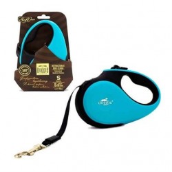 Doggie Otomatik Köpek Tasması Soft L 50 kg 5 mt Turkuaz