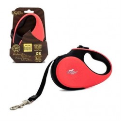 Doggie Otomatik Köpek Tasması Soft S 15 kg 5 mt Pembe Doggie Otomatik Köpek Tasması Soft S 15 kg 5 mt Pembe