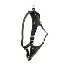 Doggie Samuray Göğüs Tasması M 2x65-70cm Siyah