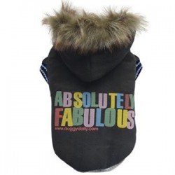 Doggy Dolly Absolute Kapşonlu Köpek Poları Siyah Medium Doggy Dolly Absolute Kapşonlu Köpek Poları Siyah Medium