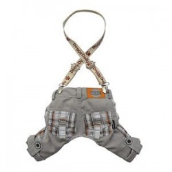 Doggy Dolly Askılı Köpek Pantolonu Gri XL Doggy Dolly Askılı Köpek Pantolonu Gri XL
