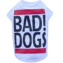 Doggy Dolly Bad Dog Büyük Köpek Tişörtü Beyaz XXL