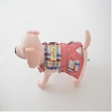 Doggy Dolly Bahçivan Köpek Elbisesi Pembe XS