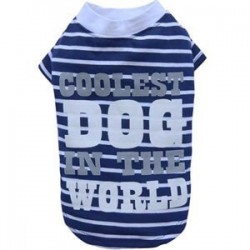 Doggy Dolly Coolest Dog Orta Boy Köpek Tişörtü Mavi Medium Doggy Dolly Coolest Dog Orta Boy Köpek Tişörtü Mavi Medium