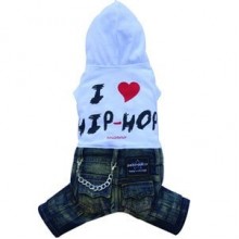 Doggy Dolly Hiphop Kot Köpek Kıyafeti 2XL