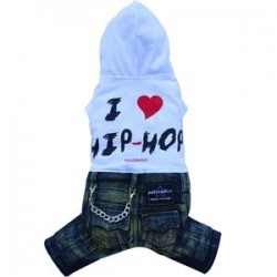 Doggy Dolly Hiphop Kot Köpek Kıyafeti Large Doggy Dolly Hiphop Kot Köpek Kıyafeti Large
