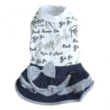 Doggy Dolly Kiss&Rock Köpek Elbisesi 2XL