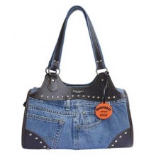 Doggy Dolly Kol Askılı Kot Kedi ve Köpek Taşıma Çantası