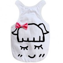 Doggy Dolly Kolsuz Köpek Tişörtü Beyaz Small