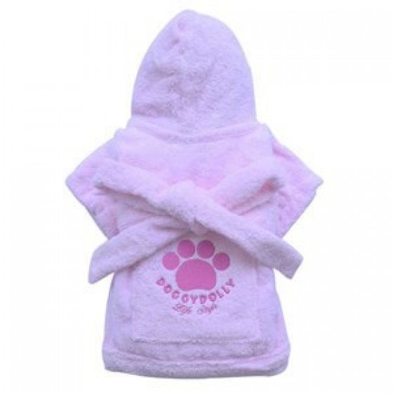 Doggy Dolly Köpek Bornozu Pembe 2XL