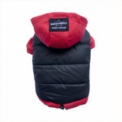 Doggy Dolly Polar Destekli Köpek Montu Siyah Small Doggy Dolly Polar Destekli Köpek Montu Siyah Small