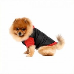 Doggy Dolly Polar Destekli Köpek Montu Siyah Small Doggy Dolly Polar Destekli Köpek Montu Siyah Small