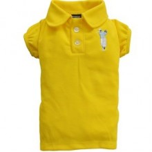 Doggy Dolly Polo Yaka Köpek Tshirt Pembe Medium