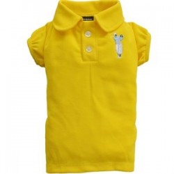 Doggy Dolly Polo Yaka Köpek Tshirt Pembe Medium