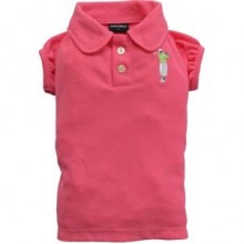 Doggy Dolly Polo Yaka Köpek Tshirt Pembe XL