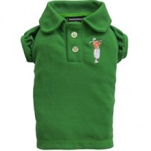 Doggy Dolly Polo Yaka Köpek Tshirt Yeşil XS