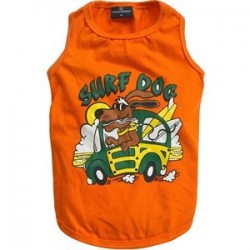Doggy Dolly Surf Dog Orta Boy Köpek Tişörtü Turuncu Medium Doggy Dolly Surf Dog Orta Boy Köpek Tişörtü Turuncu Medium