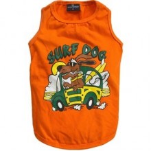 Doggy Dolly Surf Dog Orta Boy Köpek Tişörtü Turuncu Large