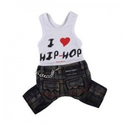 DoggyDolly Hip Hop Köpek Kıyafeti Large DoggyDolly Hip Hop Köpek Kıyafeti Large