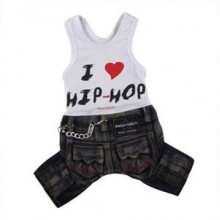 DoggyDolly Hip Hop Köpek Kıyafeti XS