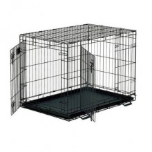 Doglife 2 Kapılı Katlanır Köpek Kafesi 107x69x76 Doglife 2 Kapılı Katlanır Köpek Kafesi 107x69x76