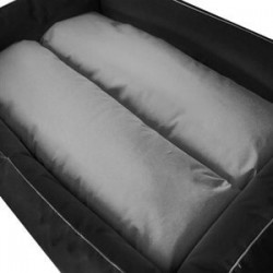 Dolce Sonno Siyah-Gri Su Geçirmez Köpek Yatağı X Large Dolce Sonno Siyah-Gri Su Geçirmez Köpek Yatağı X Large