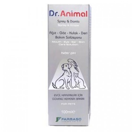 Dr. Animal Yara ve Cilt Bakım Solüsyonu 100 Ml