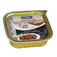 Dr.Clauders Alüminyum Kaz Ciğer Kedi Konservesi 100 Gr