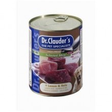 Dr.Clauders Kuzu Etli Pirinçli Köpek Konservesi 400 Gr