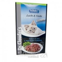 Dr.Clauders Pouch Somon & Alabalık Kedi Yaş Maması 100 Gr Dr.Clauders Pouch Somon & Alabalık Kedi Yaş Maması 100 Gr