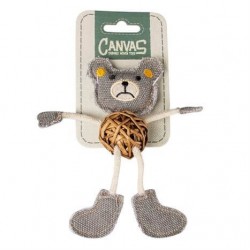Duvo+ Catnipli Kanvas Ayı Kedi Oyuncağı 17,8x12x2,5cm Duvo+ Catnipli Kanvas Ayı Kedi Oyuncağı 17,8x12x2,5cm