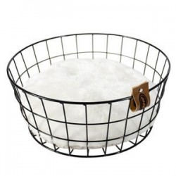 Duvo+ Caviar Round Basket Metal Kedi Sepeti Duvo+ Caviar Round Basket Metal Kedi Sepeti