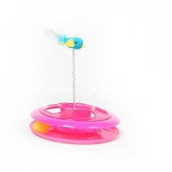 Duvo+ Happy Hoop Yaylı Tüylü Kedi Oyuncağı Pembe Duvo+ Happy Hoop Yaylı Tüylü Kedi Oyuncağı Pembe