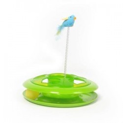 Duvo+ Happy Hoop Yaylı Tüylü Kedi Oyuncağı Yeşil Duvo+ Happy Hoop Yaylı Tüylü Kedi Oyuncağı Yeşil
