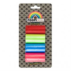 Duvo+ Köpek Dışkı Toplama Poşeti Çok Renkli 4x15st - 32x19 cm Duvo+ Köpek Dışkı Toplama Poşeti Çok Renkli 4x15st - 32x19 cm